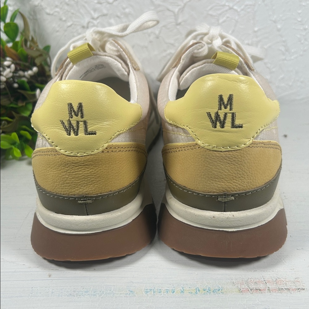 Madewell NWOT Kickoff Trainer Sneaker Yellow Tan Athletic Madewell Shoe Size 7 - Picture 7 of 14